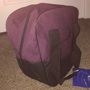 Purple bowling bag